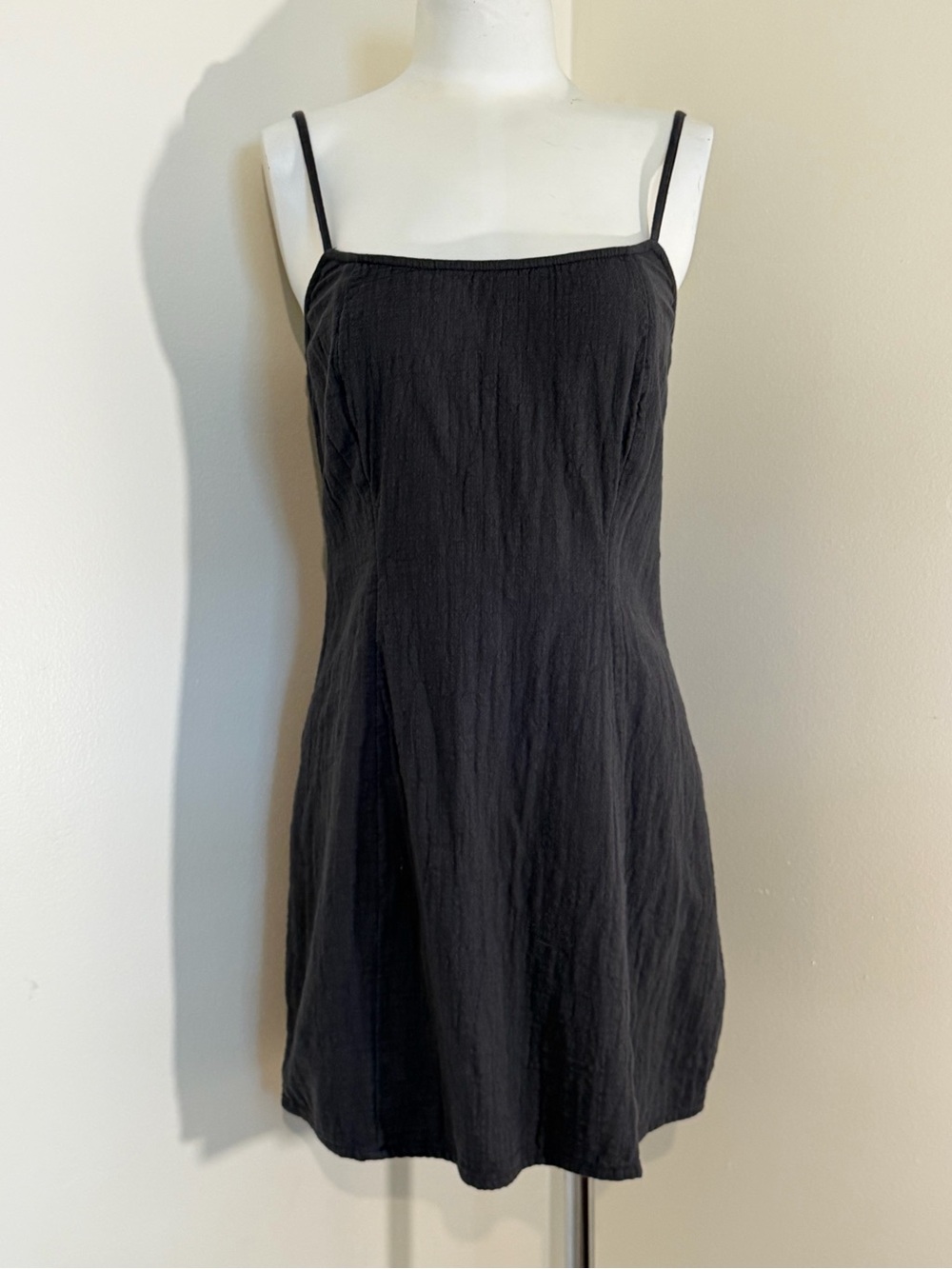 Billabong Dark Gray Spaghetti Strap Mini Dress